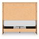 Jusika Brown Full Storage Panel Bed with LED and 6 Drawers