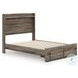 Jusika Brown Youth Panel Storage Bedroom Set