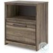 Jusika Brown Youth Panel Storage Bedroom Set