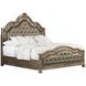 B02011 Gray Upholstered Queen Bed