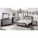 Luxor Black And Gray Queen Panel Bed
