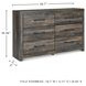 Drystan 6 Drawer Dresser