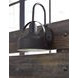 Drystan Brown Rustic King Panel Headboard with LED and USB Charging