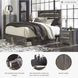 Drystan Queen Panel Bed with Side Storage Drawers