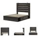 Drystan Queen Panel Bed with Side Storage Drawers