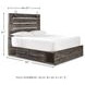 Drystan Queen Panel Bed with Side Storage Drawers