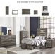 Drystan Twin Panel Bed with Dual Side Storage Drawers