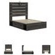 Drystan Full Panel Bed with Dual Side Storage Drawers