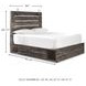 Drystan Queen Panel Bed with Dual Side Storage Drawers