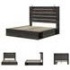 Drystan King Panel Bed with Side Storage Drawers