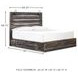 Drystan King Panel Bed with Side Storage Drawers