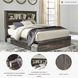 Drystan Queen Bookcase Bed with Single Sided Storage