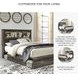 Drystan Queen Bookcase Bed with Single Sided Storage