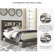 Drystan Queen Bookcase Bed with Dual Side Storage Drawers