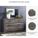 Drystan 6 Drawer Dresser and Mirror