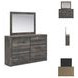 Drystan 6 Drawer Dresser and Mirror