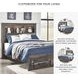 Drystan Full Bookcase Bed with Front Storage Footboard