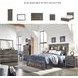 Drystan Full Bookcase Bed with Front Storage Footboard