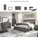 Drystan King Bookcase Bed with Front Storage Footboard