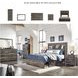 Drystan Full Bookcase Bed with Side Storage Drawers