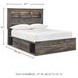 Drystan Full Bookcase Bed with Dual Side Storage Drawers