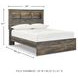 Drystan Full Bookcase Bed