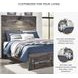 Drystan Full Panel Bed with Front Storage Footboard
