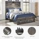 Drystan Full Panel Bed with Front Storage Footboard