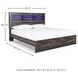 Drystan King Bookcase Bed
