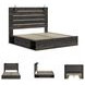 Drystan King Panel Bed with Dual Side Storage Drawers