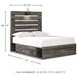 Drystan Full Panel Bed with Side Storage Drawers