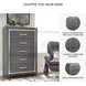 Lodanna Gray 5 Drawer Chest