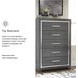 Lodanna Gray 5 Drawer Chest