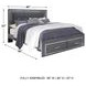 Lodanna Gray King Upholstered Panel Storage Bed