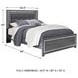 Lodanna Gray Queen Upholstered Panel Bed