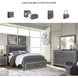 Lodanna Gray Queen Upholstered Panel Storage Bed