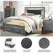 Lodanna Gray Full Upholstered Panel Storage Bed