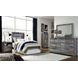 Baystorm Gray 6 Drawer Dresser and Rectangular Mirror