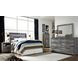 Baystorm Gray 6 Drawer Dresser and Rectangular Mirror