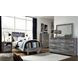 Baystorm Gray 6 Drawer Dresser and Rectangular Mirror