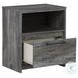 Baystorm Gray Youth Panel Bedroom Set with LED