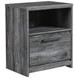 Baystorm Gray Youth Panel Bedroom Set with LED
