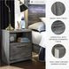 Baystorm Gray 1 Drawer Nightstand
