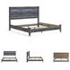 Baystorm Gray King Panel Bed
