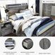 Baystorm Gray Full Double Under Bed Storage Platform Bed