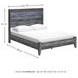 Baystorm Gray Queen Panel Bed
