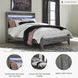 Baystorm Gray Queen Panel Bed