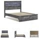 Baystorm Gray Queen Platform Storage Bed