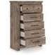 Stanziford Brown 5 Drawer Chest