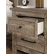 Stanziford Brown 2 Drawer Nightstand with USB Charging